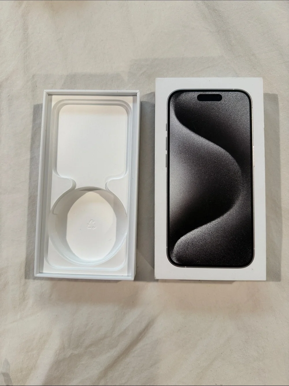 Apple iPhone Box with Black Phone Graphic